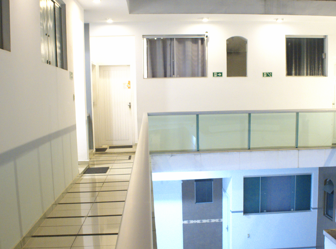 Recepcao moderna da clinica